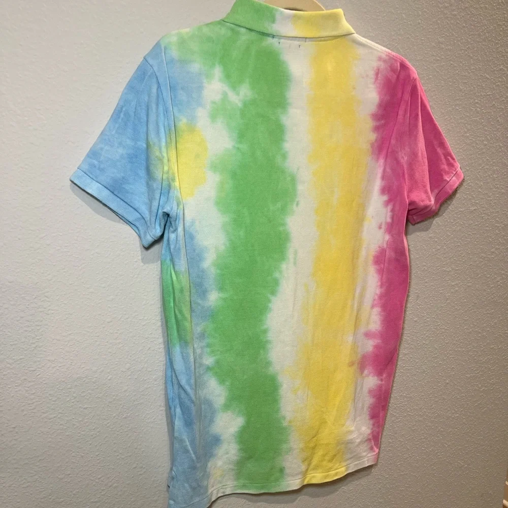 Polo Ralph Lauren Men's Tie Dye Polo Shirt Size S - Picture 8 of 12
